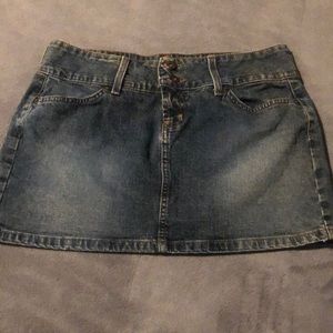 Lei denim mini skirt